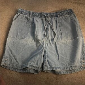 Karen Scott Light Blue Jean Shorts